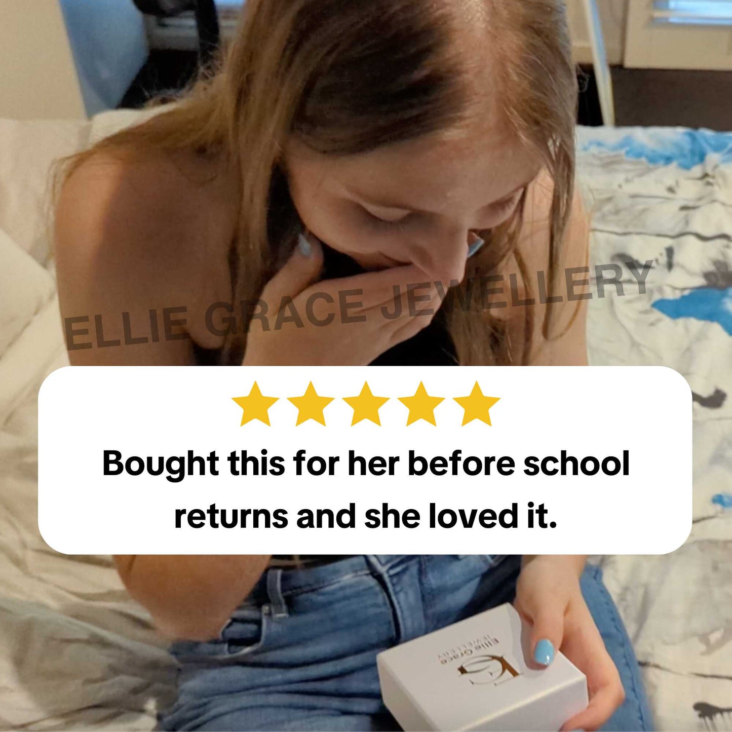 Grandmother and Granddaughter Forever Linked Together Ring