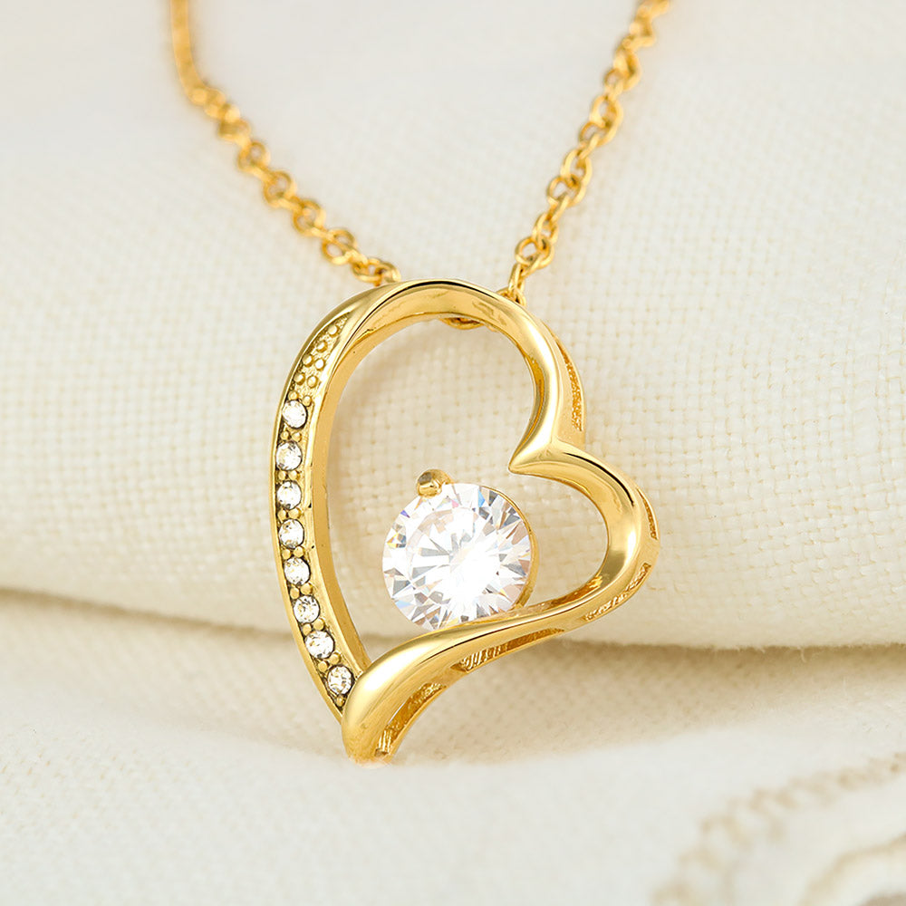To My Wife - Love Heart Necklace - Your Last Everything