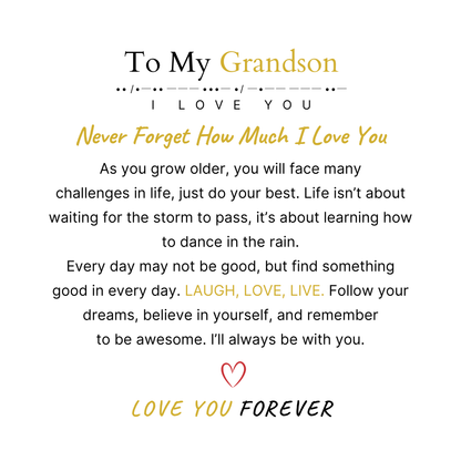 Grandson Message Card
