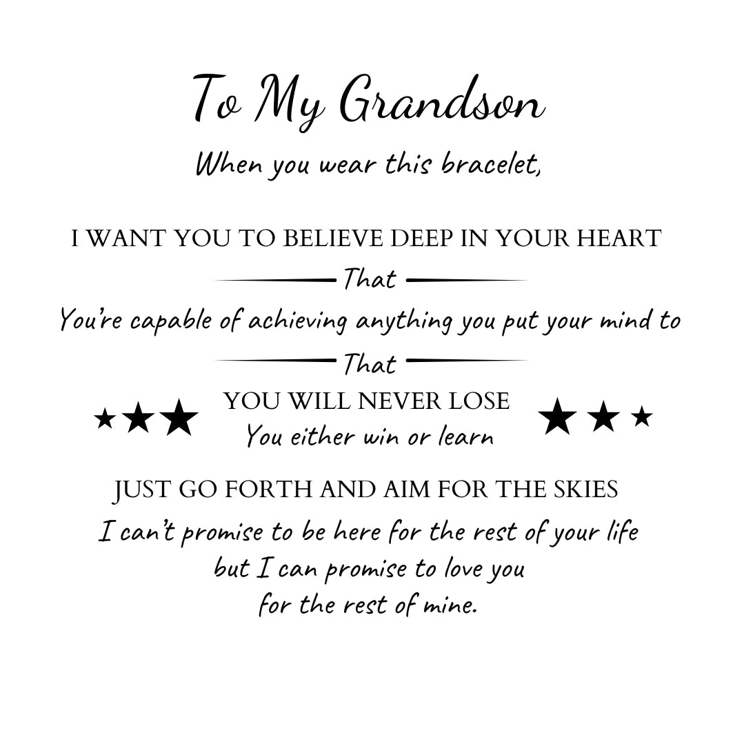Grandson Message Card