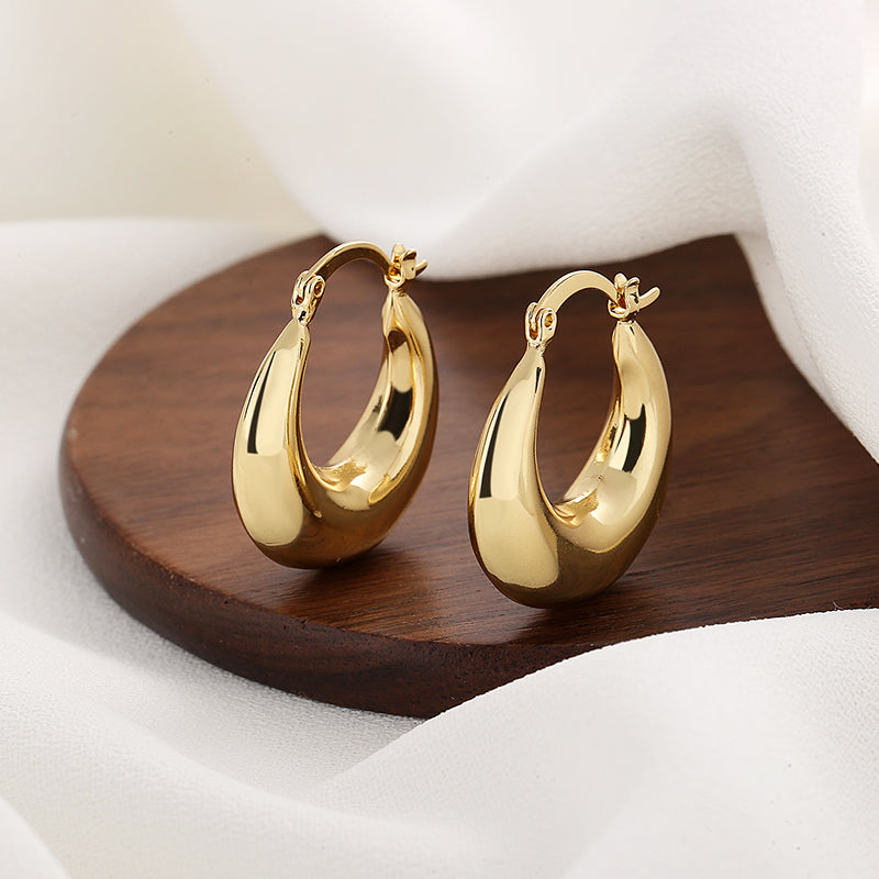 Radiant Hoop Earrings