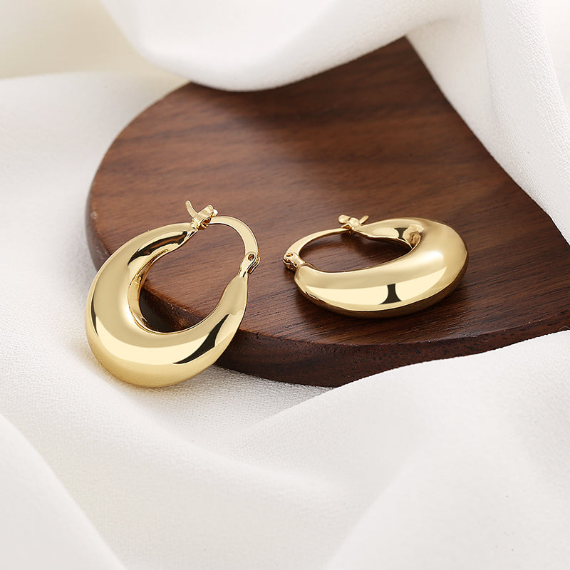 Radiant Hoop Earrings
