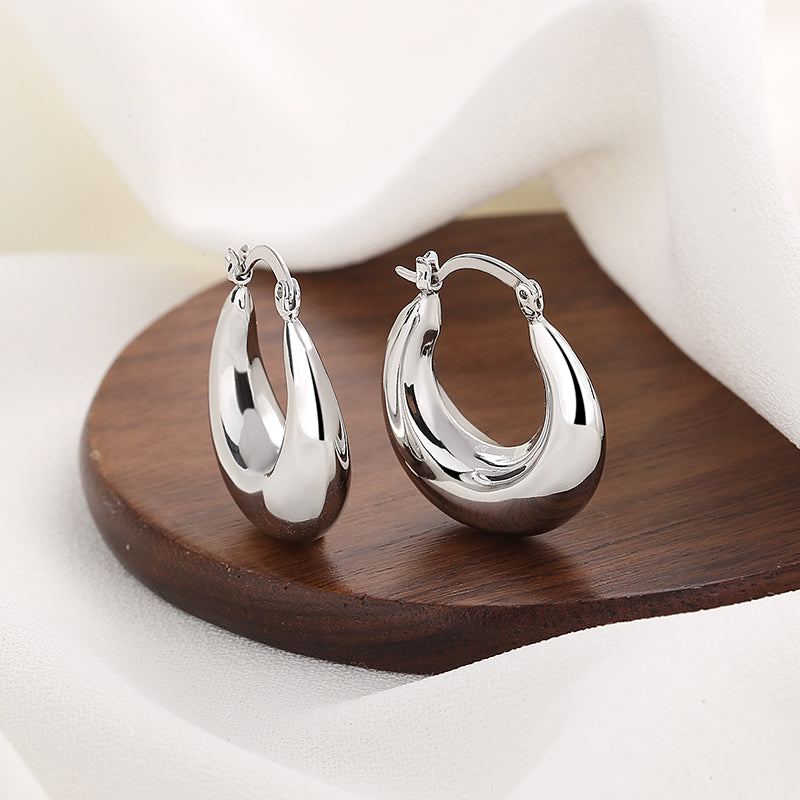 Radiant Hoop Earrings