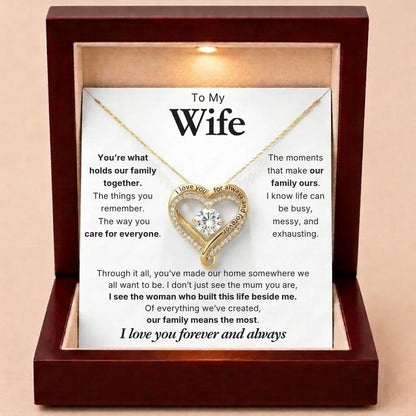 Forever & Always Heart Necklace - You Hold Us Together