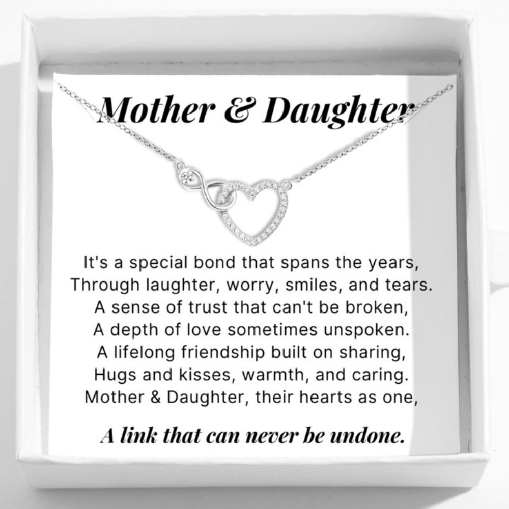 Mother Daughter - Infinity Heart Necklace