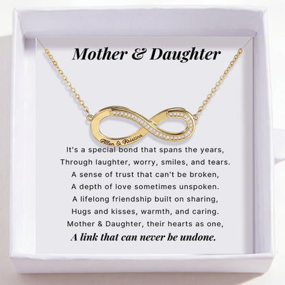 Mother Daughter – Love Is Infinity Necklace