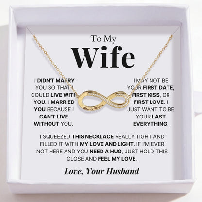 To My Wife – Love Is Infinity Necklace