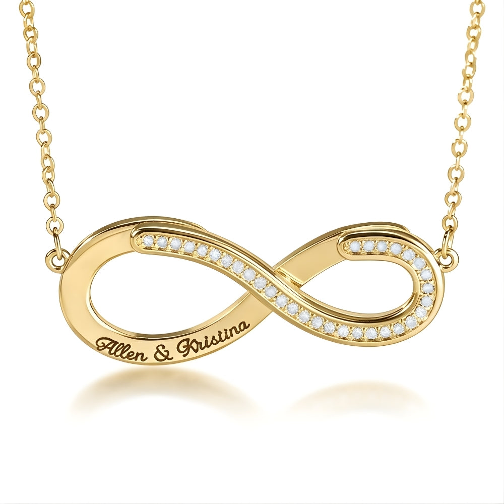 To My Granddaughter – Love Is Infinity Necklace