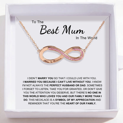 To My Wife – Love Is Infinity Necklace