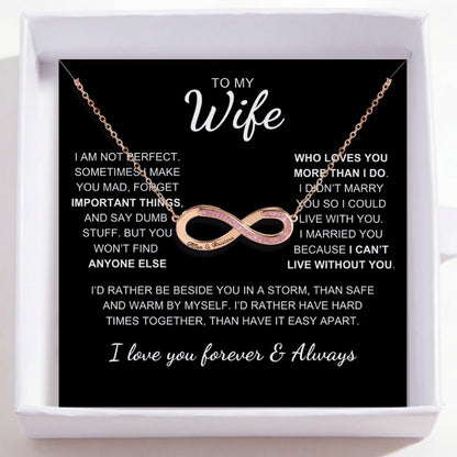 To My Wife – Love Is Infinity Necklace