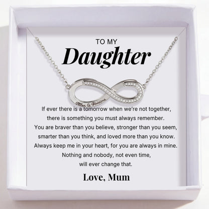 To My Granddaughter – Love Is Infinity Necklace