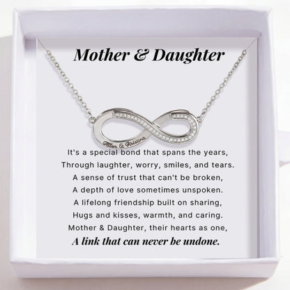 Mother Daughter – Love Is Infinity Necklace
