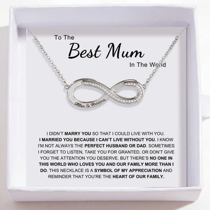 To My Wife – Love Is Infinity Necklace