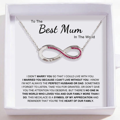 To My Wife – Love Is Infinity Necklace
