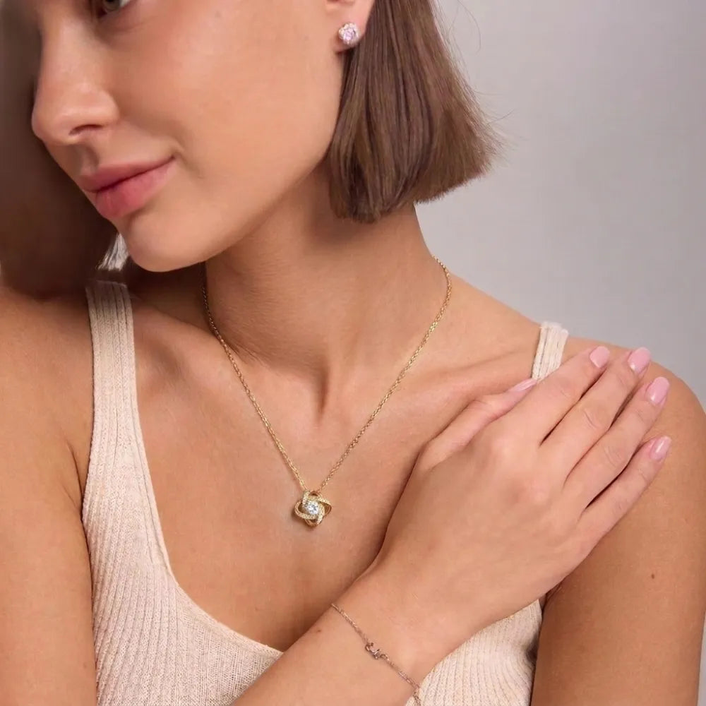 Love Knot Necklace To My Wife - Never Take You For Granted