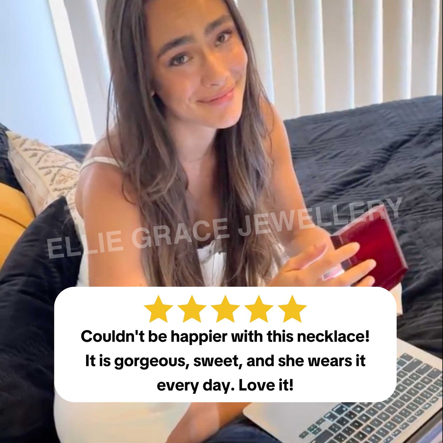 Love Knot Necklace To My Wife - I Can't Live Without You