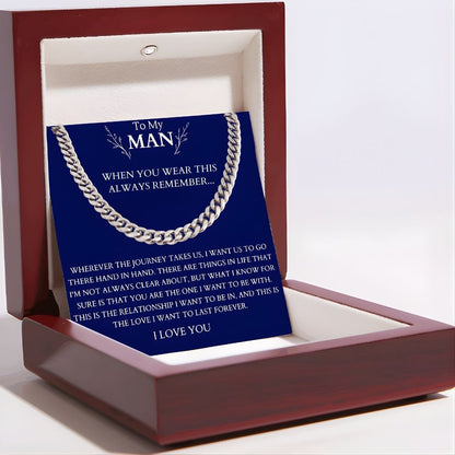 To My Man - Cuban Link Chain - The Love I Want To Last Forever
