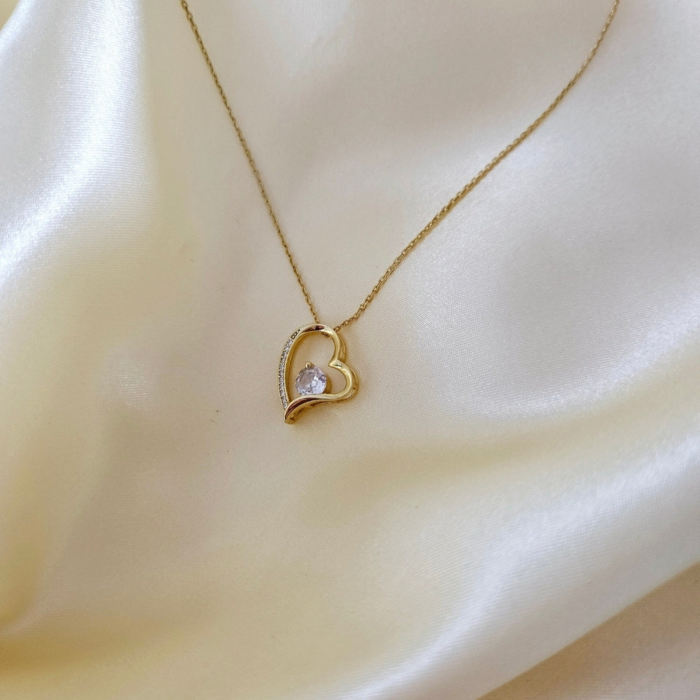 To My Wife - Love Heart Necklace
