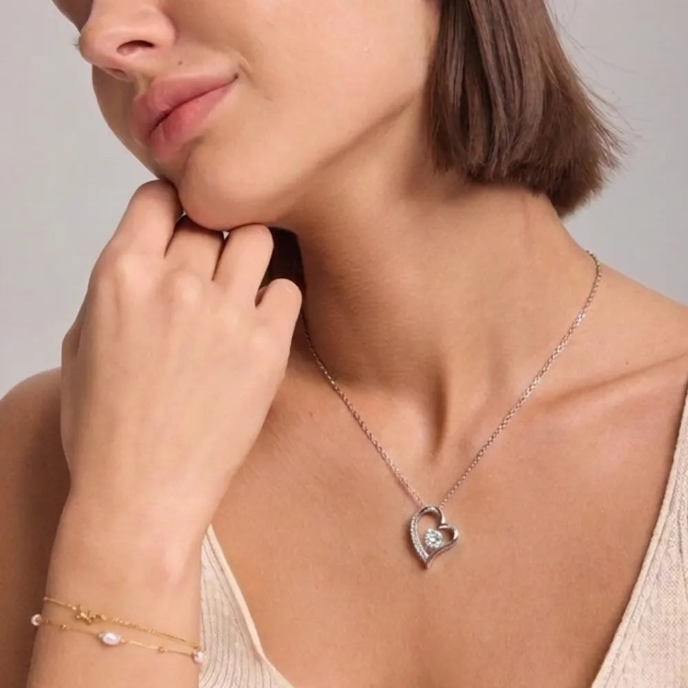 Love Heart Necklace For Wife - Never Take You For Granted