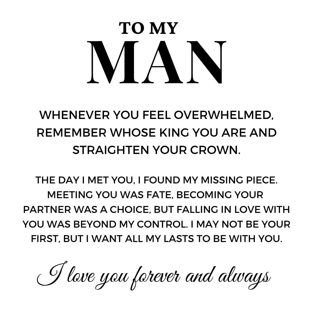 Man Message Card