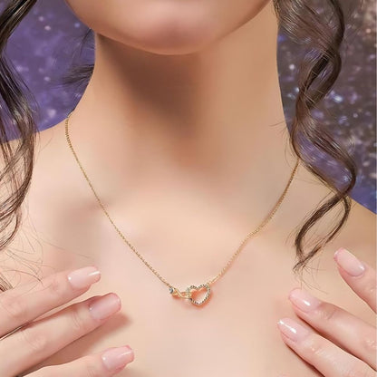 To My Mum - Infinity Heart Necklace & Card