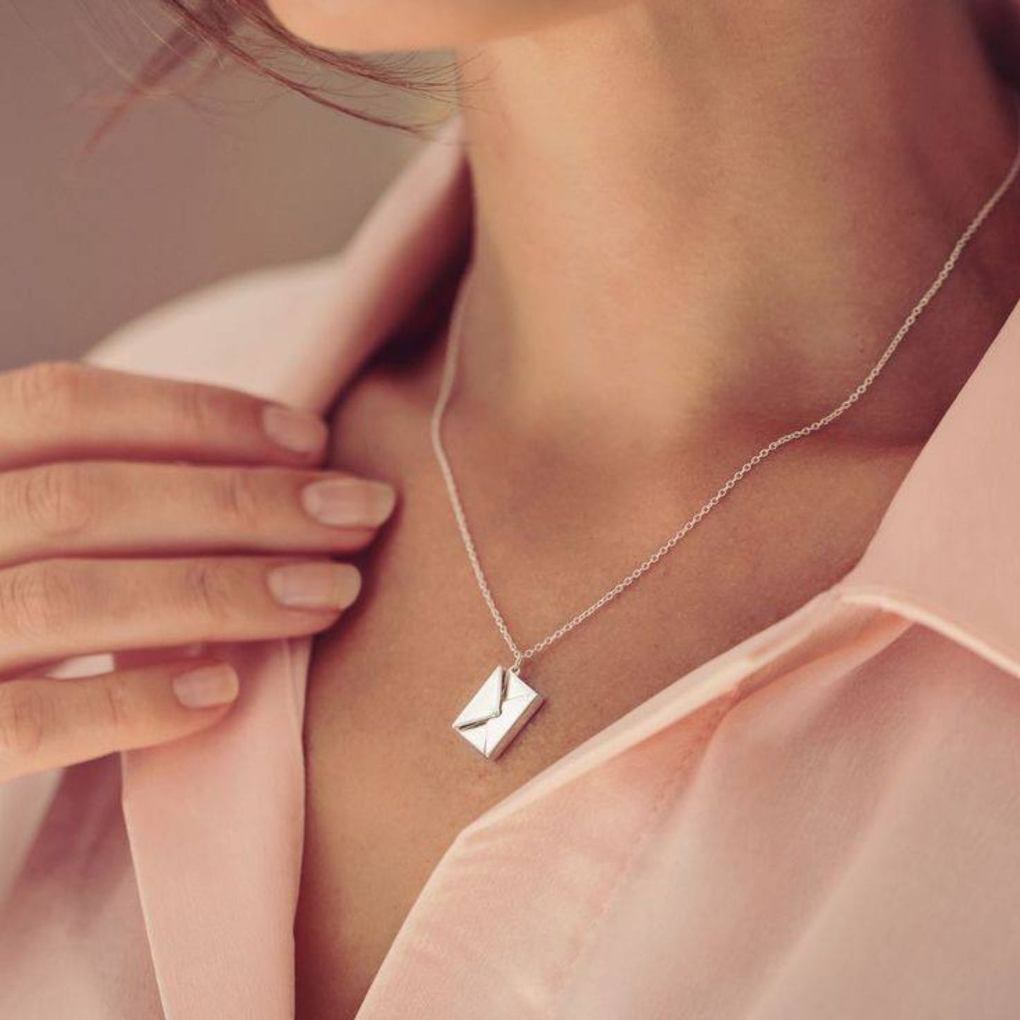 Love Letter Necklace & Card Gift Set
