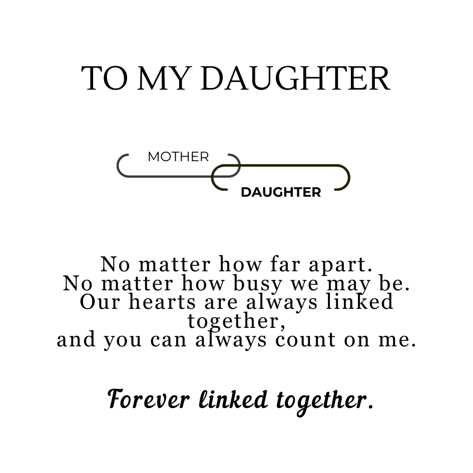 Daughter Message Card