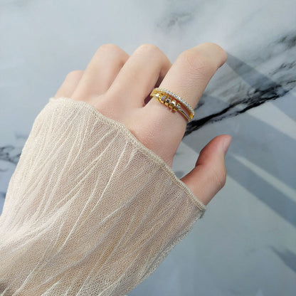 Spinning Beads Fidget Ring