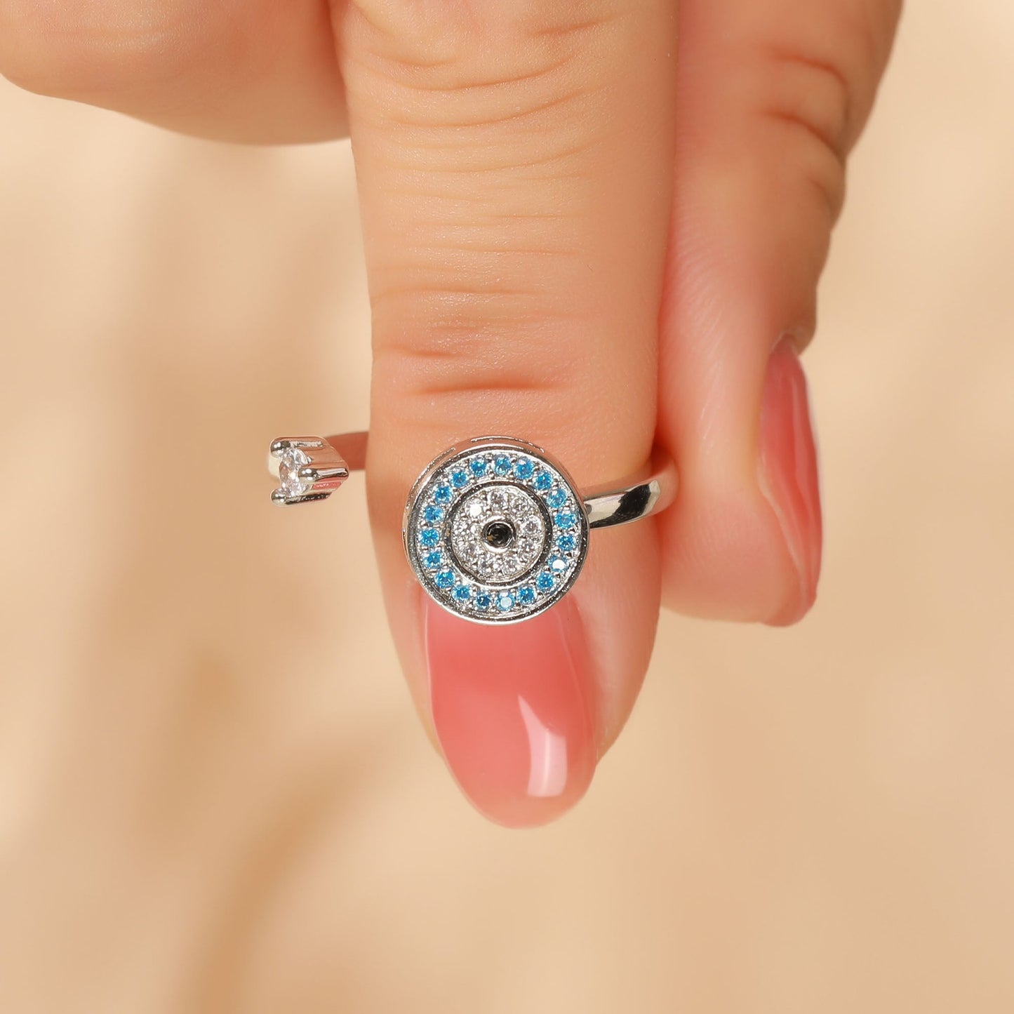 Evil Eye Fidget Ring