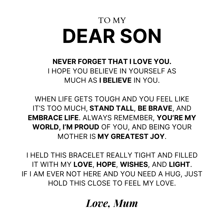 Son Message Card