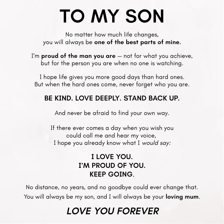 Forever Linked Together Bracelet for Son - Proud of the Man You Are