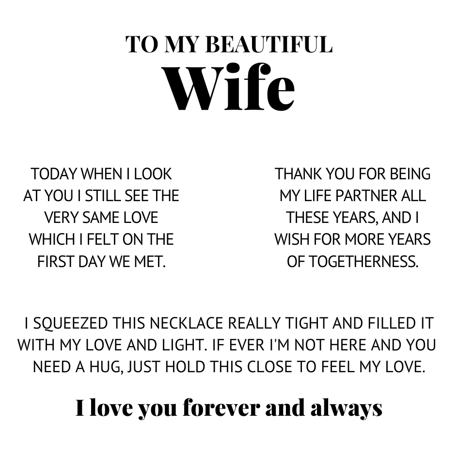 For Her Message Card
