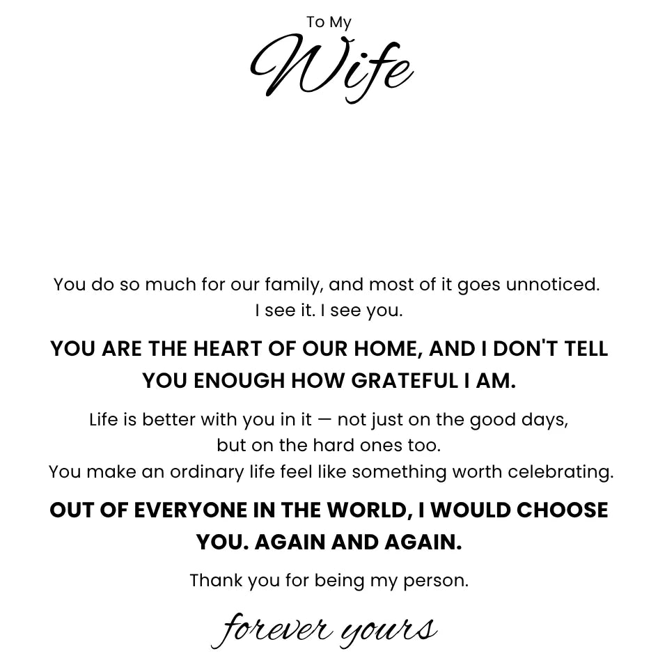 Love Knot Necklace To My Wife - You Are The Heart Of Our Home
