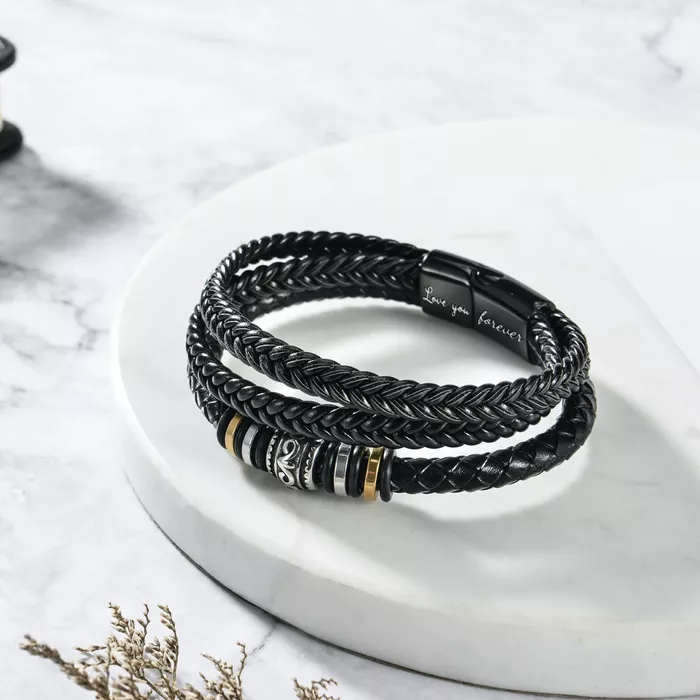 To My Husband 'Love You Forever' Bracelet