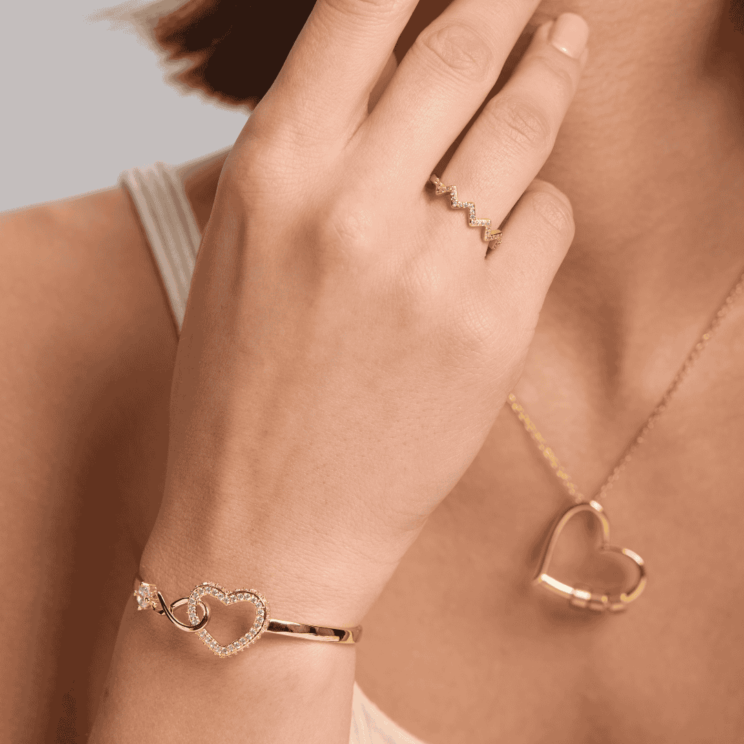 Highs and Lows Ring for Daughter with ‘Love from Mum’ Engraving & Card