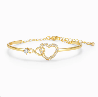Infinity Heart Bracelet For Daughter-In-Law